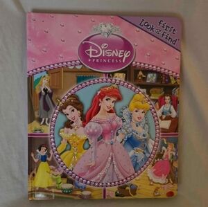 Disney Princess Pink and Blue Look & Find Book